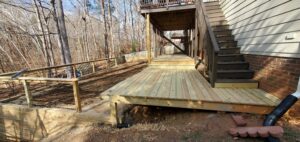 Solid Foundation for Deck