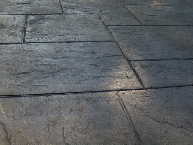 Stamped concrete