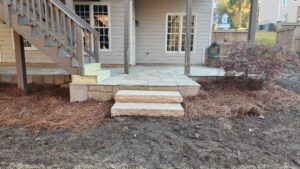 New Stairs Leading to Deck