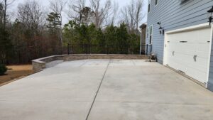 driveway after