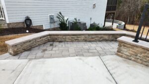 Paver Patio Landing