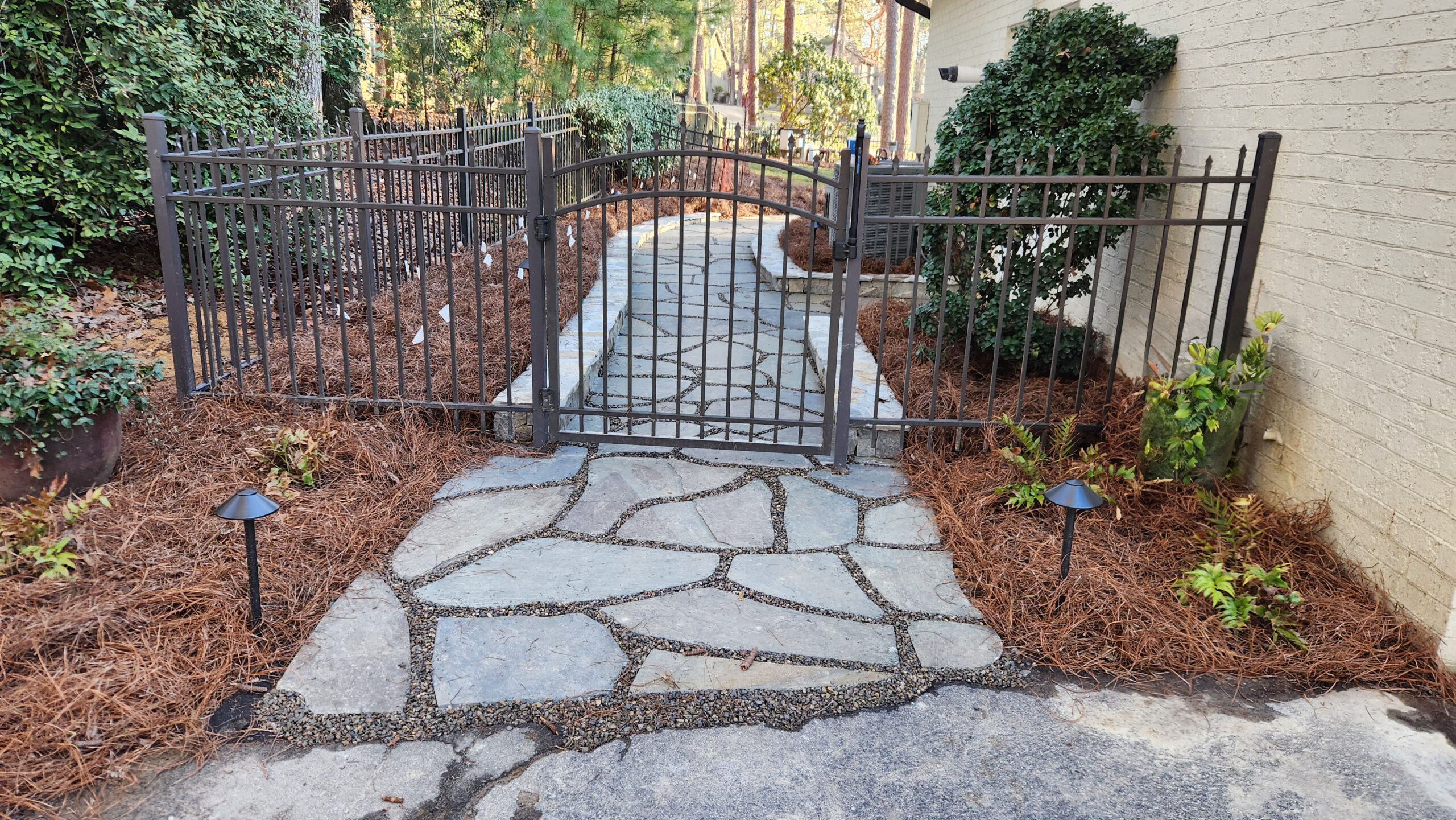 Epoxy Pebble Walkway
