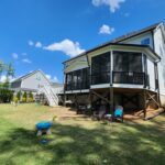 house with large deck