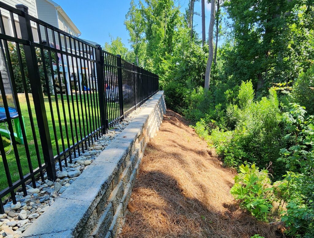 retaining wall builder Holly Springs NC