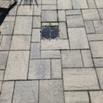 pavers patio with structural issues