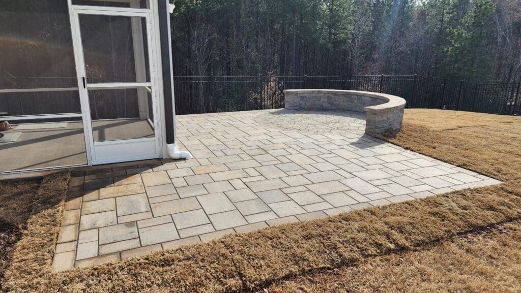 paver patio in holly springs nc