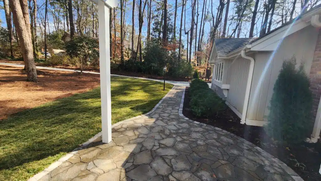 Stone or Paver Walkway in Cary, NC