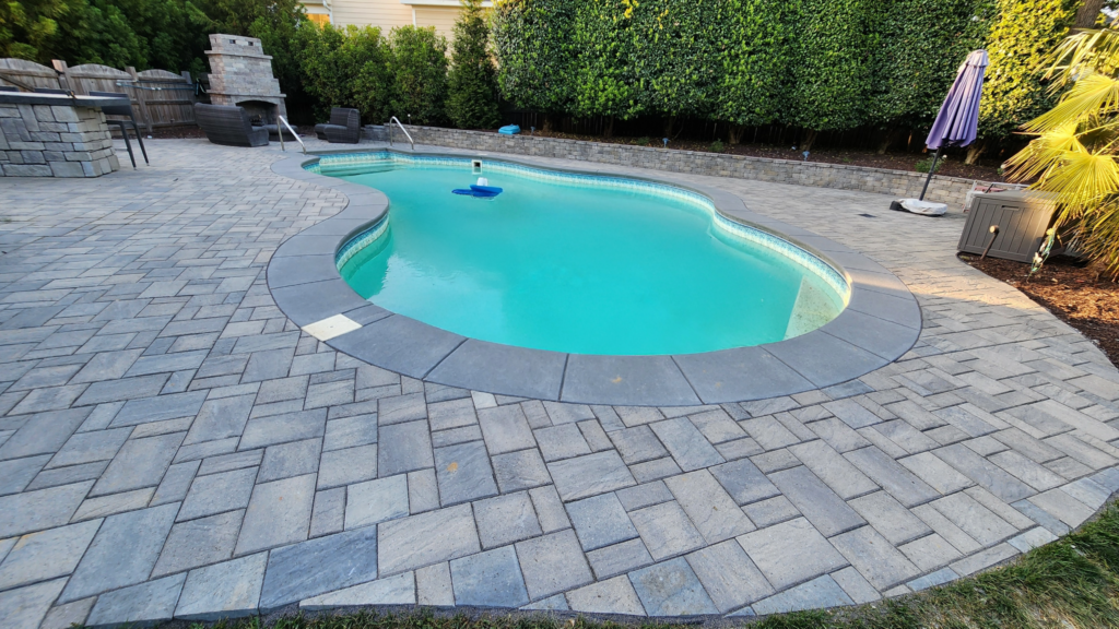 Pool patio builder in Apex, Raleigh, Morrisville, Cary, Fuquay-Varina, and Holly Springs