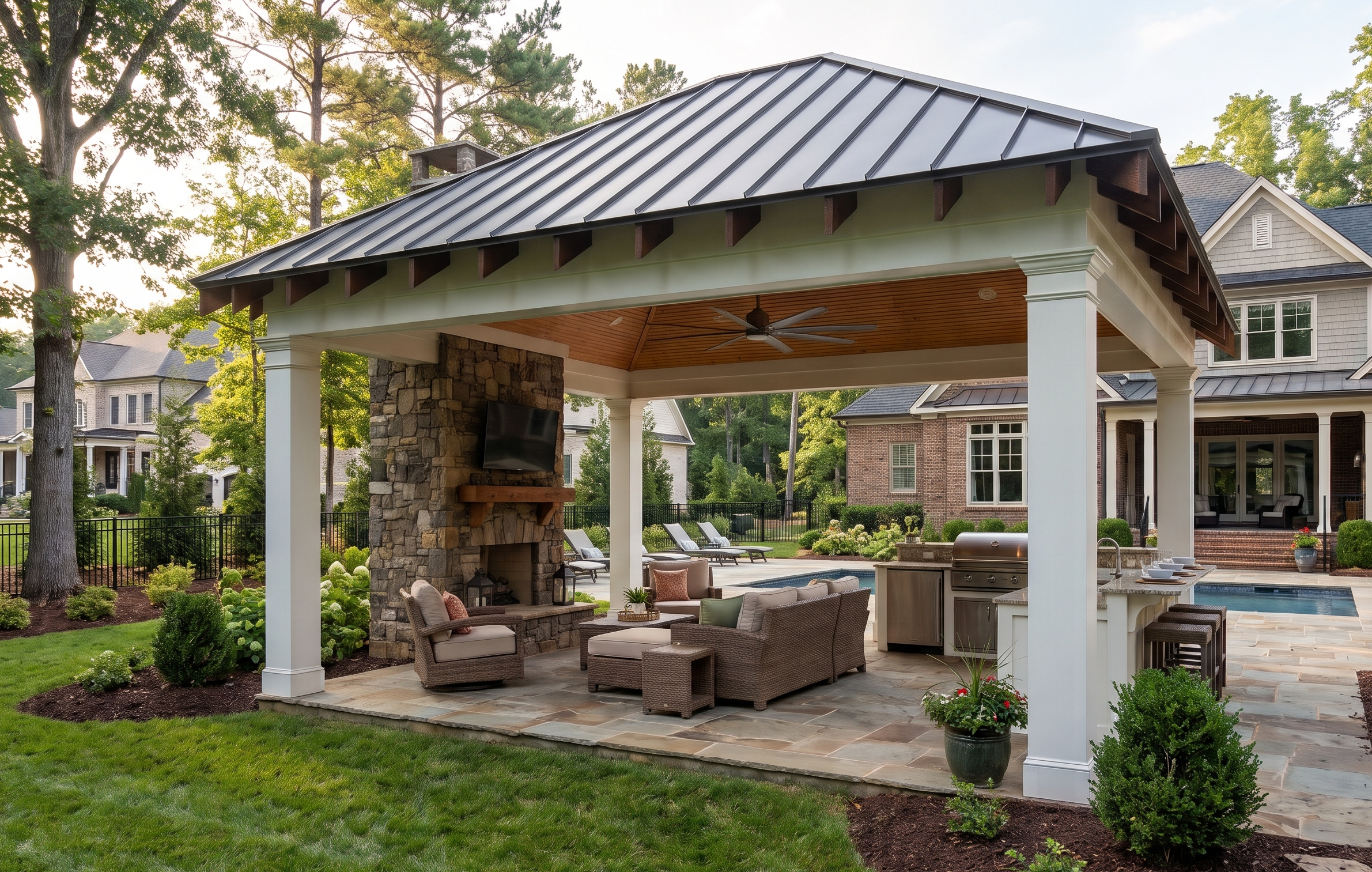 Custom Pavilion in Raleigh, NC