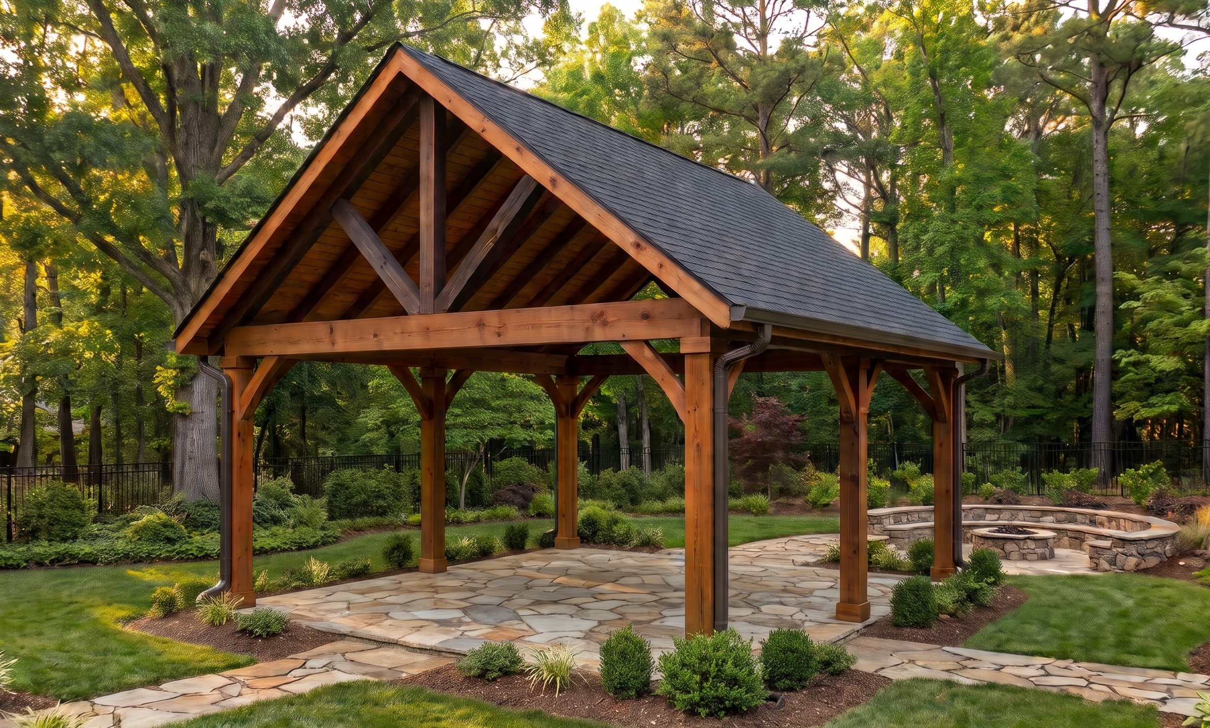 Custom Pavilion in Morrisville, NC